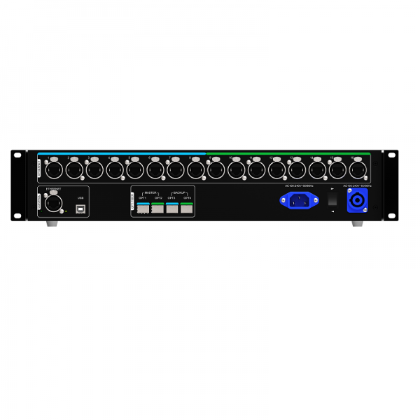CVT4K-M Novastar Fiber Converter Gigabit Ethernet 4*LC 16*RJ45 - Image 2