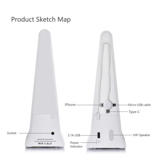 New 4G NFC Order WiFi Android Touch Screen Restaurant Table Advertising Player - Image 3