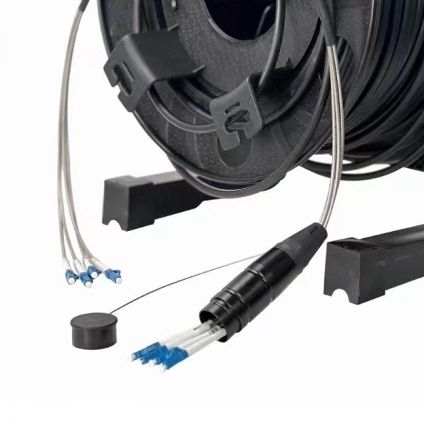 4cores /6cores/8coreLC-LC Armored fiber Patch cord（with rosh certificate)Outdoor emergency repair fast wiring field fiber optic - Image 3