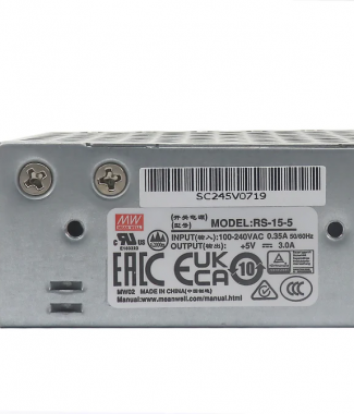 Meanwell RS-15-5 Single-output Enclosed Power Supply for LED Screen