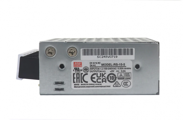 Meanwell RS-15-5 Single-output Enclosed Power Supply for LED Screen